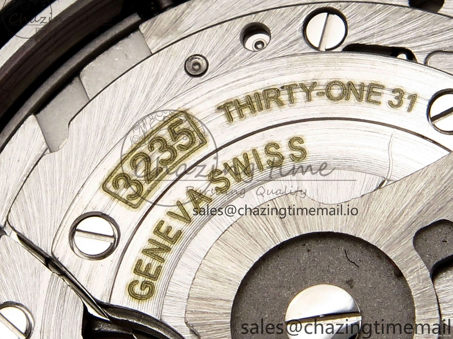 0509 GoodFit DateJust 41 126334 EWEF Best Edition Gray Dial Green Roman on Oyster Bracelet A 1054